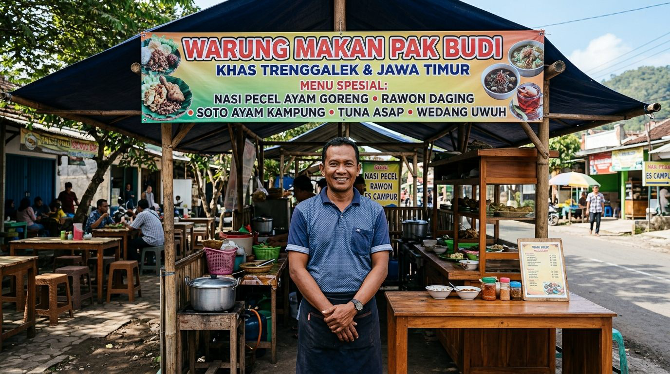 Tips Pasang Spanduk Warung Tenda Trenggalek Bebas Sobek