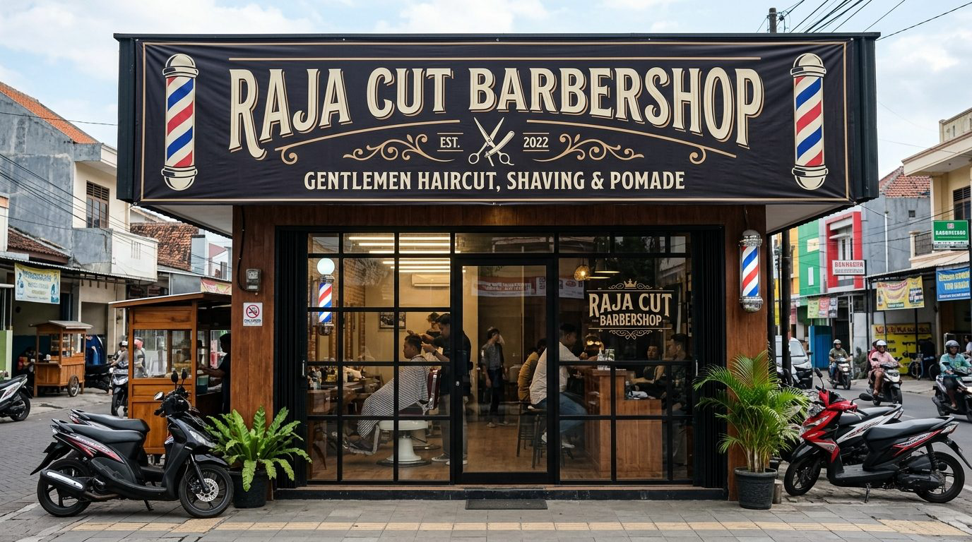 Tips Banner Barbershop Trenggalek Tampil Keren di Jalan